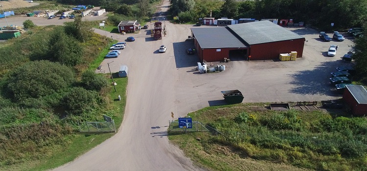 Återvinningscentralen i Falköping bild1