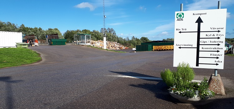 Återvinningscentralen i Hjo bild2