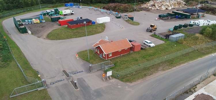 Återvinningscentralen i Hjo bild3