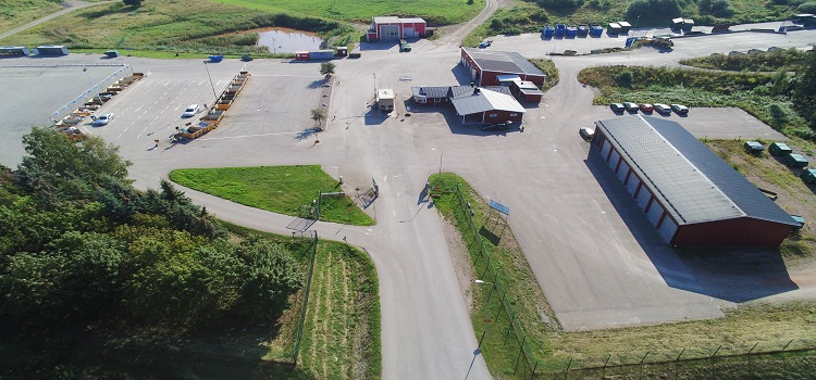Återvinningscentralen i Mariestad bild1