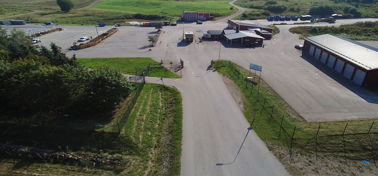Återvinningscentralen i Mariestad bild2