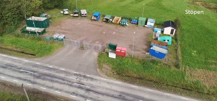 Återvinningscentraler utanför Skövde bild1