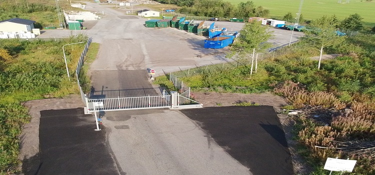 Återvinningscentralen i Töreboda bild1